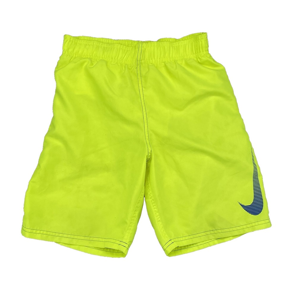 Nike Basketball Shorts Kids Small Neon Training Sportswear Gym 90's Tennis Run
